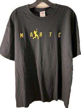 pittsburgh pirates Starling Marte T Shirt Size XL Double sided MLB